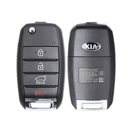 RFB: 2015 - 2018 Kia Sedona Remote / Flip Key / 4-Button / Hatch Gen 2 / PN: 95430-A9100 / TQ8-